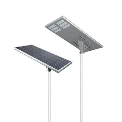 Time Control Outdoor Solar Powered Led Street Lights High Power 18v / 140w Solar Panel