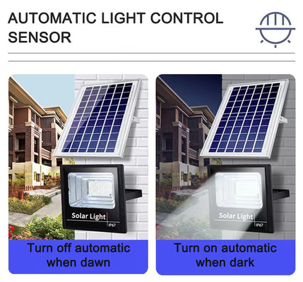 3000lm 120° Motion Solar Led Flood Lights Outdoor With 3.2v/40ah Lifepo4 Battery