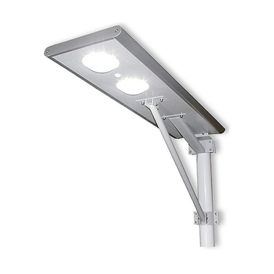 White Aluminum Solar Powered Outdoor Motion Sensor Lights For Highway