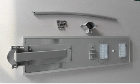 White Aluminum Solar Powered Outdoor Motion Sensor Lights For Highway