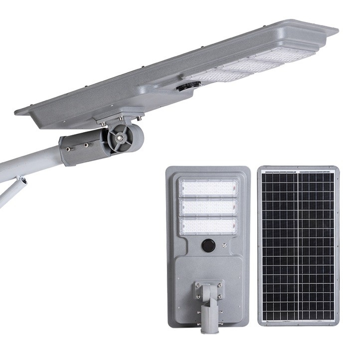 Motion Sensor Outdoor IP65 Integrated All In One Led Solar Street Light 50w 80w 100w