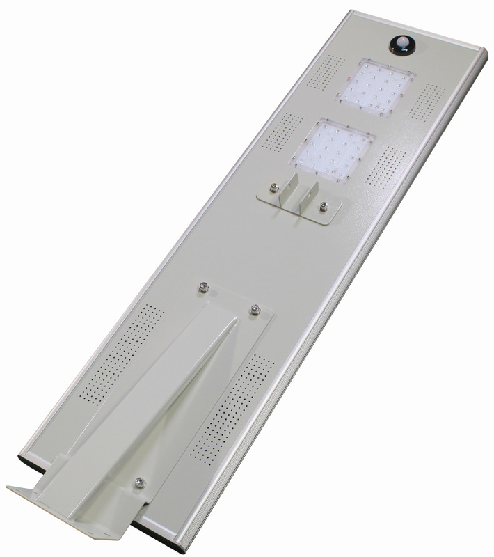 Aluminum All In One Zero Carbon 50w Solar Led Street Light