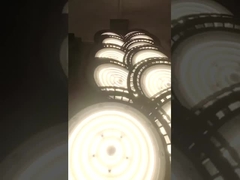 3000K/4000K/5000K/6000K एलईडी हाई बे लाइट 60/90/120° बीम कोण